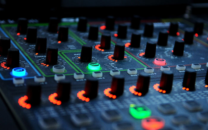 table de mixage audio